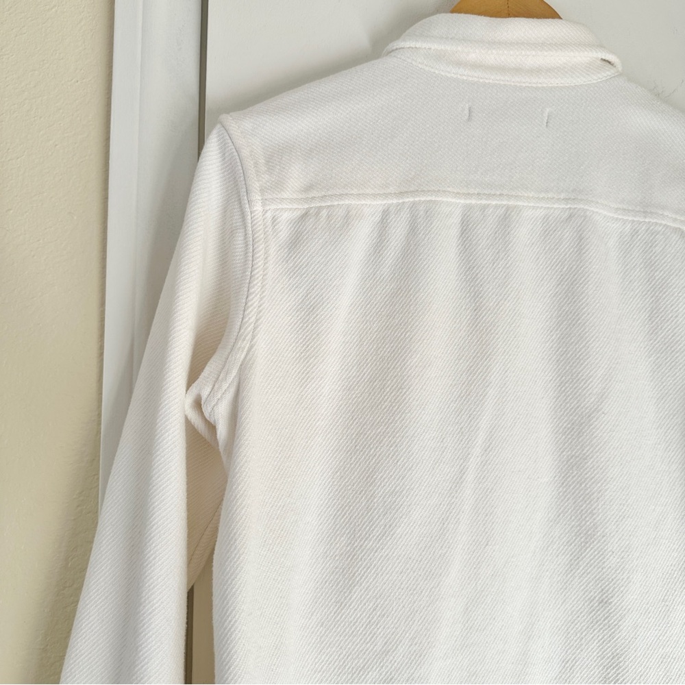 Outerknown Blanket Shirt, White, XS/Small - Picture 7 of 14
